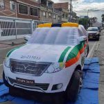 Inflables Publicitarios y Dummies Bogota ☎️+57-3123776310 fabrica y alquiler