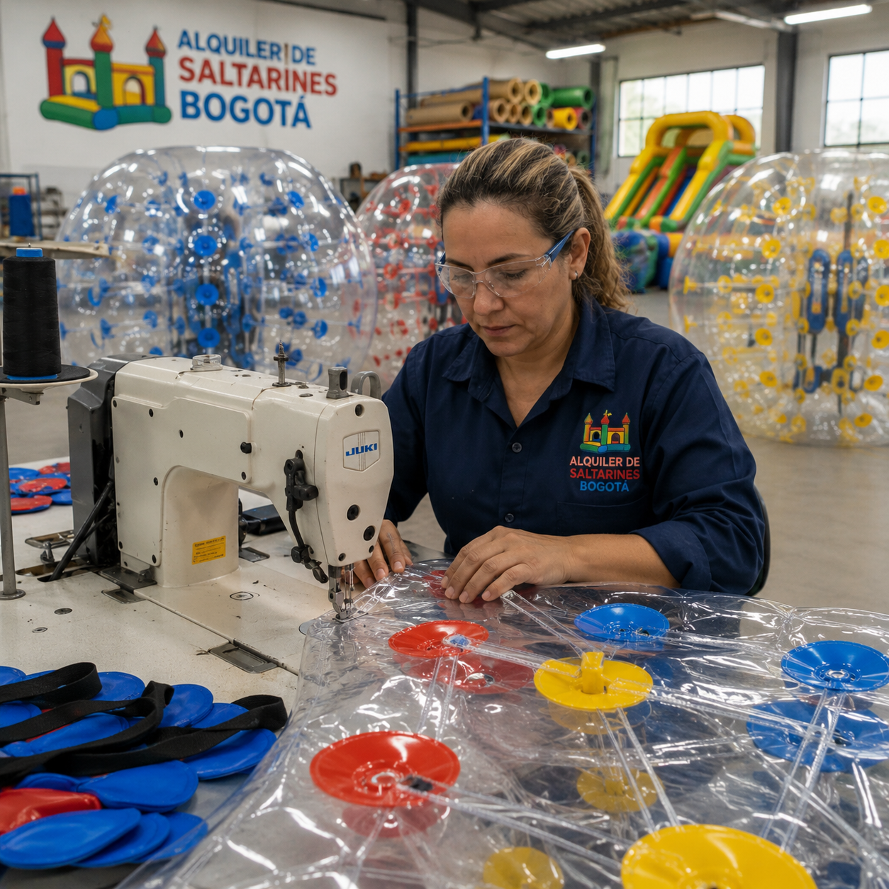 Fabricación de bumper balls