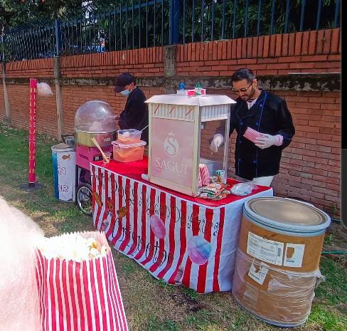 Máquinas de alimentos para ferias, colegios y eventos corporativos