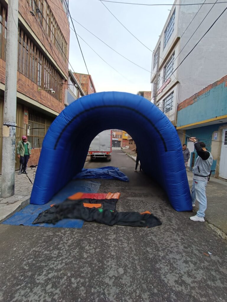 Arco inflable personalizado para eventos en Bogotá