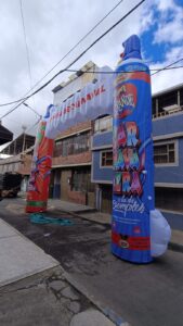 Arco inflable para eventos deportivos en Bogotá