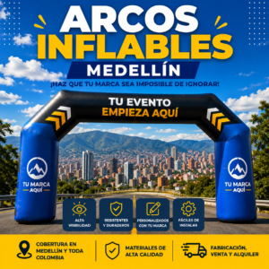 Arco inflable para eventos empresariales en Villavicencio
